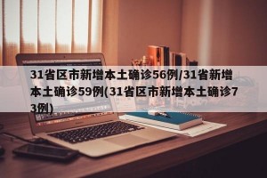 31省区市新增本土确诊56例/31省新增本土确诊59例(31省区市新增本土确诊73例)
