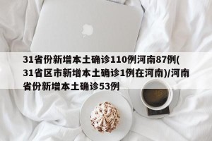 31省份新增本土确诊110例河南87例(31省区市新增本土确诊1例在河南)/河南省份新增本土确诊53例