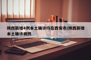 陕西新增4例本土确诊均在西安市/陕西新增本土确诊病例
